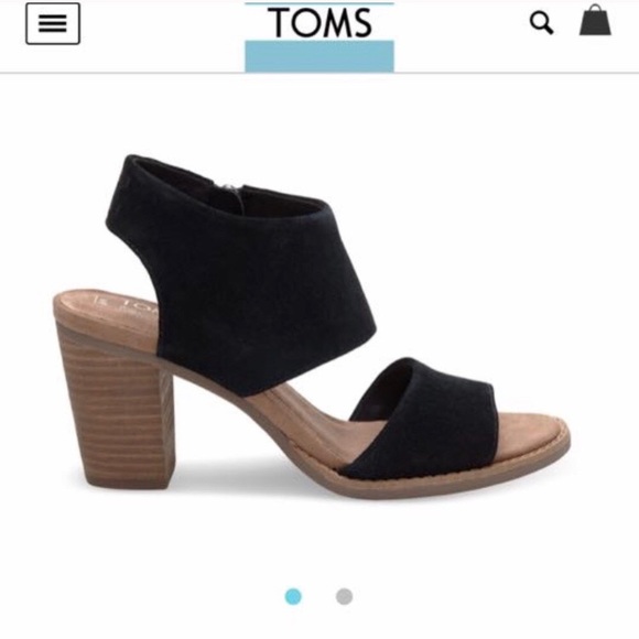Toms Shoes - Toms Black Suede Women's Majorca Cutout Sandals